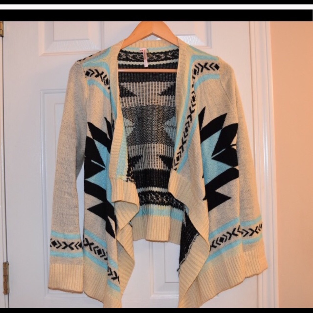 Aztec cream cardigan!